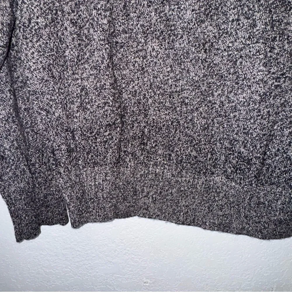 J. Crew Lambswool Blend Charcoal Crewneck Sweater